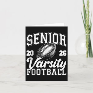 Football Senior CL of 2026 High School Senior for Karte