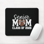 Football Senior Mom Cl Of 2026 Graduate Senior Mam Mousepad (Mit Mouse)