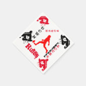 FOOTBALL SERVIETTE (Ecke)