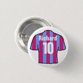 Football Shirt Design zu personalisieren. Button (Vorne & Hinten)