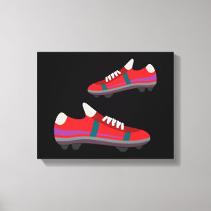 Football Shoes Leinwand