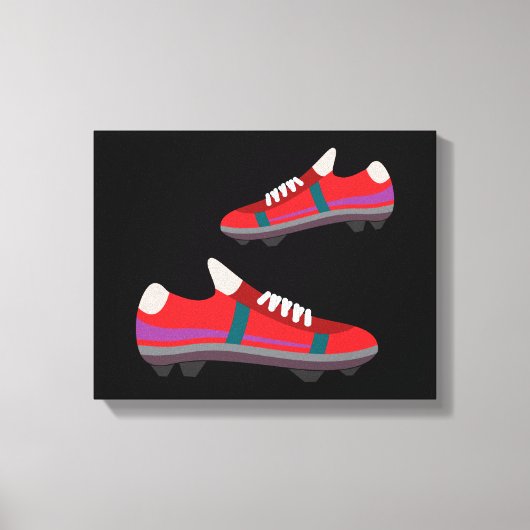 Football Shoes Leinwand (Vorderseite)