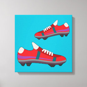 Football Shoes Leinwand