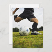 Football (Soccer) 5 Postkarte (Vorne/Hinten)