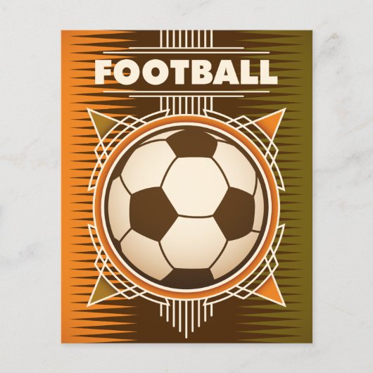 Football Soccer Sport Ball Flyer (Vorne)