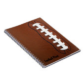 Football Spiral Bound Notebook Notizblock (Rechte Seite)