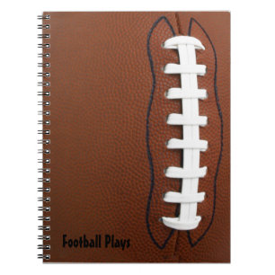 Football Spiral Bound Notebook Notizblock
