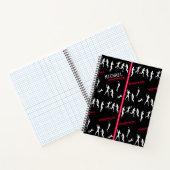 FOOTBALL SPIRAL NOTEBOOK DESIGN NOTIZBLOCK (Innenseite)