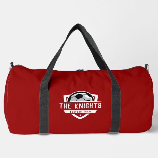 Football Sport Red Duffle Bag (Vorderseite)