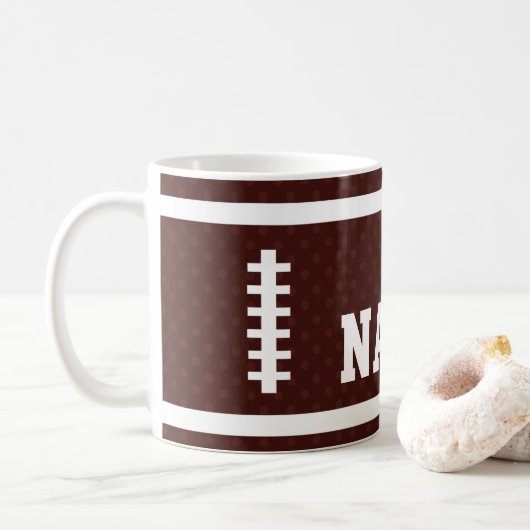 Football Sports Game Design Coffee Tasse Cup (Mit Donut)