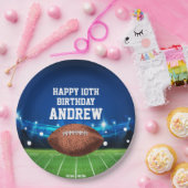 Football Sports Happy Birthday Paper Plates Pappteller (Party)