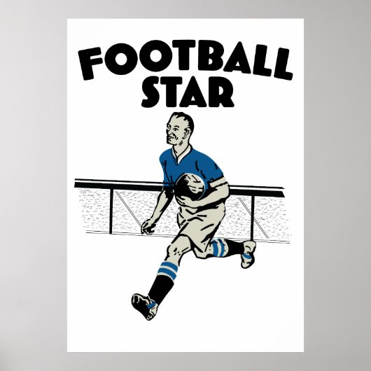 Football Star Poster (Vorne)