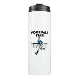 Football Star Thermosbecher