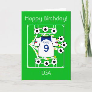 Football Star USA Card Karte