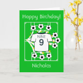 Football Star (White - Tottenham) Karte (Gelbe Blume)