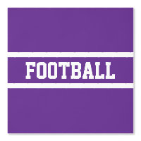 FOOTBALL-Streifen auf Royal Lila