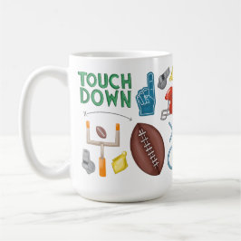 Football Sunday Morning Mug Game Day Touchdown Mug Kaffeetasse