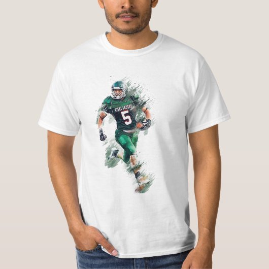 Football T-Shirt (Vorderseite)