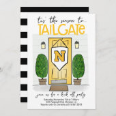 Football Tailgate Ändern Sie alle FARBEN IHR Logo Einladung (Vorne/Hinten)