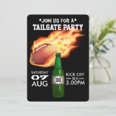 Football Tailgate Party Einladung (Stehend Vorderseite)