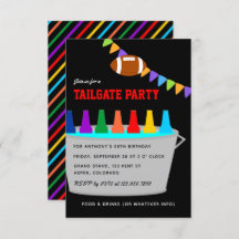 Football Tailgate Party Einladung
