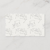 Football Tailgate Touchdown Buffet Platzkarten (Rückseite)