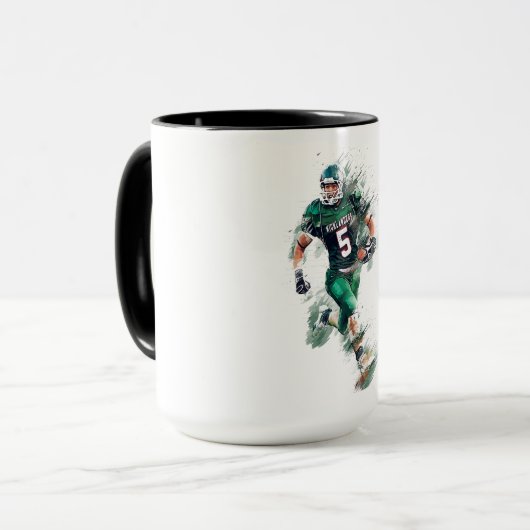 Football Tasse (Vorderseite Links)