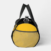 Football Team, Coach Player Black Gold Personalisi Duffle Bag (Rechts)