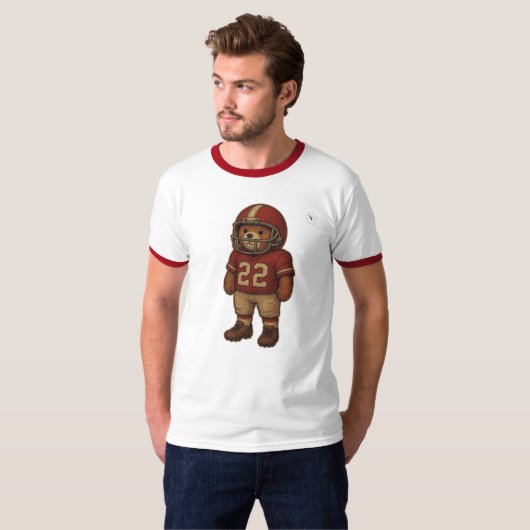 Football Teddy T-shirt (Vorne ganz)