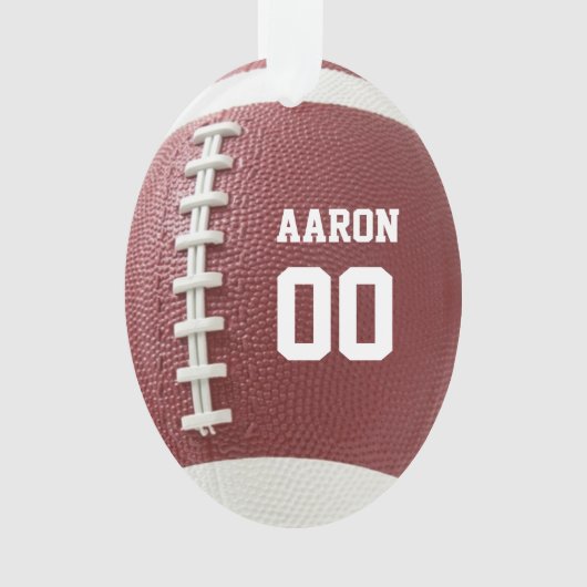 Football Texture Look Ornament (Vorderseite)