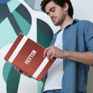 Football Texture Personalisiert Notebook Notizbuch