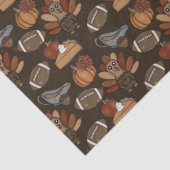 Football Thanksgiving  Seidenpapier (Detail)