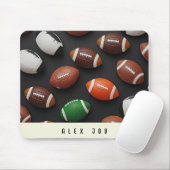 Football-Thema auf Kundenname Mousepad (Mit Mouse)