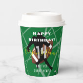 FOOTBALL Theme HAMbyWG Paper Cups Pappbecher (Rückseite)