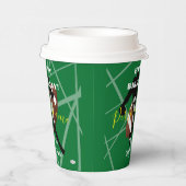 FOOTBALL Theme HAMbyWG Paper Cups Pappbecher (Rechts)