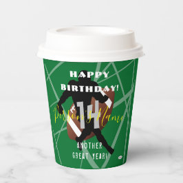 FOOTBALL Theme HAMbyWG Paper Cups Pappbecher
