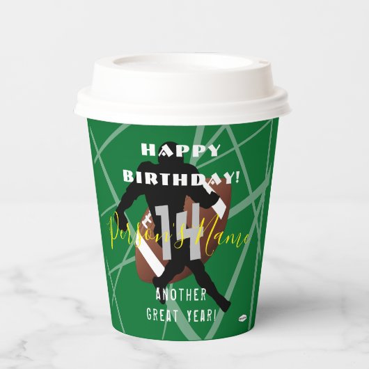 FOOTBALL Theme HAMbyWG Paper Cups Pappbecher (Vorderseite)