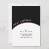 Football Themed Graduation Party Einladung (Rückseite)