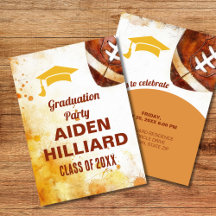 Football Themed Graduation Party