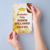 Football Themed Graduation Party Flyer (Handgriff)