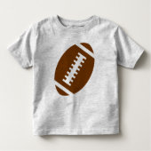 FOOTBALL TODDLER Grau | Vorderfußballgrafik Kleinkind T-shirt (Vorderseite)