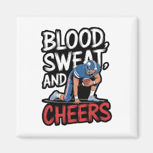 Football Touchdown Football Fan Sonntag Lineman  Magnet