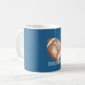 Football Touchdown Kaffeetasse (Vorderseite Links)