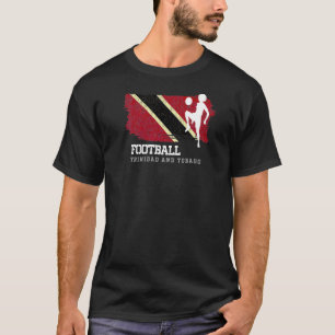 Football Trinidad & Tobago Flag Womens Football Te T-Shirt