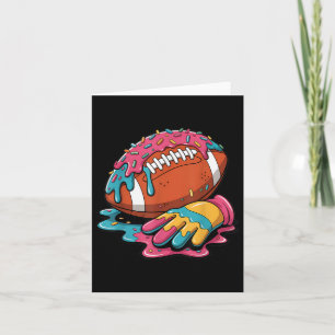 Football Tropfen Wr Lineman Qb Rb Db Ice Cream Foo Karte