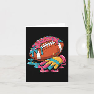 Football Tropfen Wr Lineman Qb Rb Db Ice Cream Foo Karte