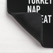 Football Turkey Nap Repeat - Thanksgiving Dad & Mousepad (Ecke)