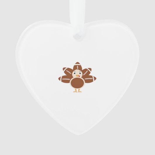 Football Turkey Oversized T-Shirt.png Ornament (Vorderseite)