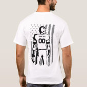 Football Vater Anpassbares Shirt (Rückseite)