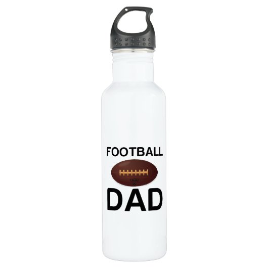 FOOTBALL-VATER EDELSTAHLFLASCHE (Vorderseite)